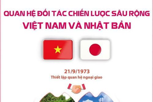 Quan hệ đối tác chiến lược sâu rộng Việt Nam-Nhật Bản
