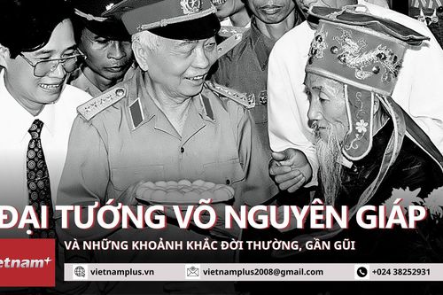 Những khoảnh khắc giản dị của vị đại tướng dưới góc máy NSNA Trần Tuấn