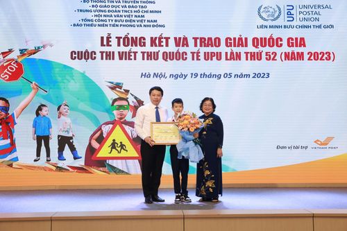Học sinh Bến Tre đạt giả Nhất cuộc thi Viết thư Quốc tế UPU lần thứ 52