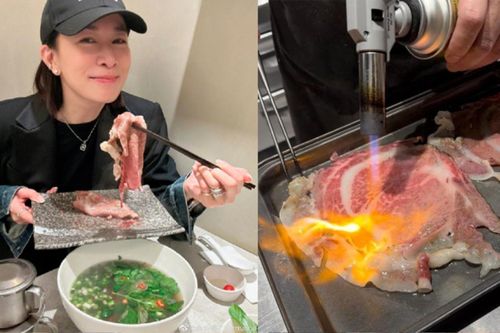 Khen phở Việt ở một nhà hàng Hongkong cực ngon, diễn viên Xa Thi Mạn khiến dân tình tranh cãi vì 1 điều