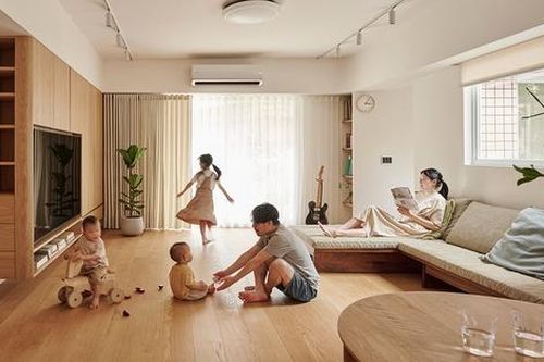 Cách phân chia căn hộ thông minh của gia đình có 3 con nhỏ ở Nhật Bản