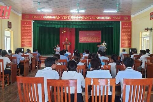 Như Xuân khai giảng lớp dạy nghề cho lao động nông thôn