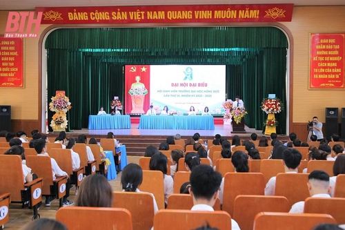 Đại hội đại biểu Hội sinh viên Trường Đại học Hồng Đức nhiệm kỳ 2023-2025