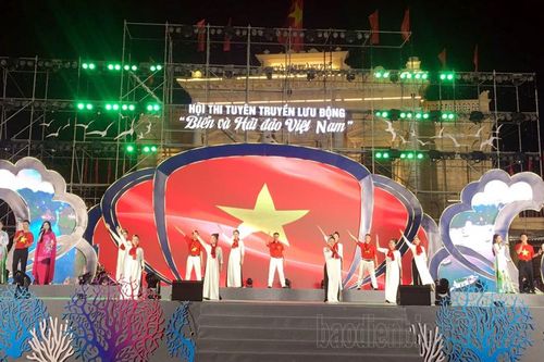 Điện Biên dự thi tuyên truyền lưu động 'Biển và Hải đảo Việt Nam'