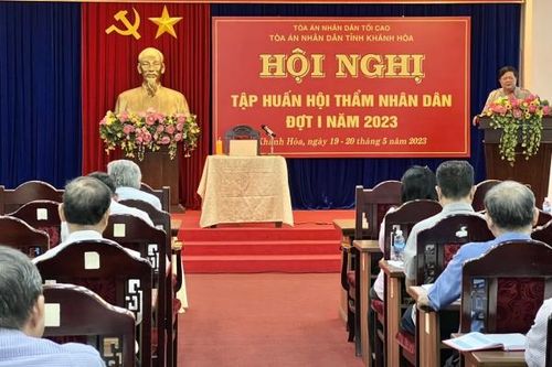 Tập huấn hội thẩm nhân dân đợt 1-2023
