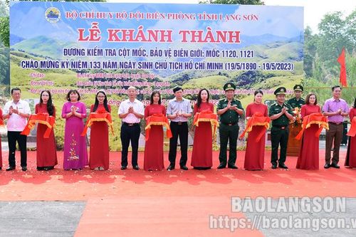 Khánh thành công trình đường kiểm tra cột mốc