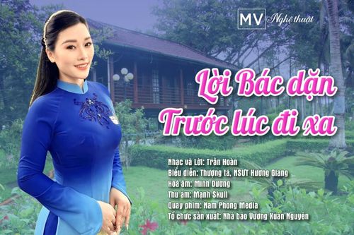 NSƯT Hương Giang thể hiện tinh tế, xúc động ca khúc 'Lời Bác dặn trước lúc đi xa'