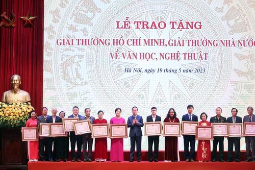 Giải thưởng Hồ Chí Minh, Giải thưởng Nhà nước về văn học, nghệ thuật vinh danh 128 tác giả