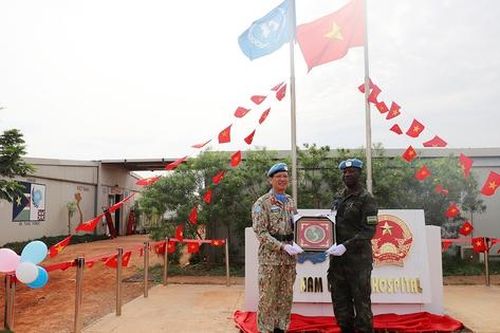 Khánh thành cột cờ ở Nam Sudan nhân Kỷ niệm ngày sinh của Chủ tịch Hồ Chí Minh