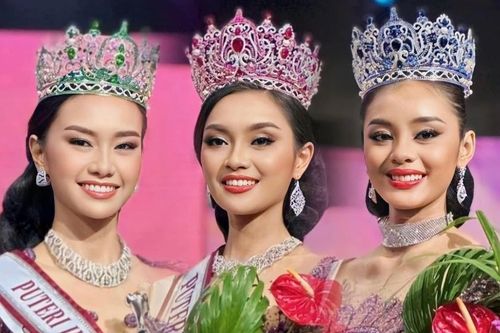Nhan sắc 3 Hoa hậu Indonesia vừa đăng quang gây tranh cãi