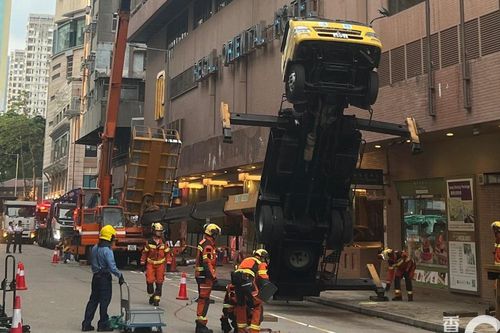Tai nạn phim trường ở Hong Kong, 8 người bị thương