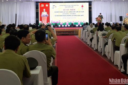 Nâng cao vai trò của lực lượng kiểm lâm trong bảo vệ và phát triển rừng