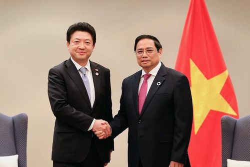 Thủ tướng Phạm Minh Chính tiếp các doanh nghiệp lớn tại Nhật Bản