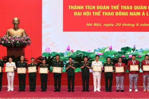 Tuyên dương thành tích Đoàn thể thao Quân đội tham gia SEA Games 32