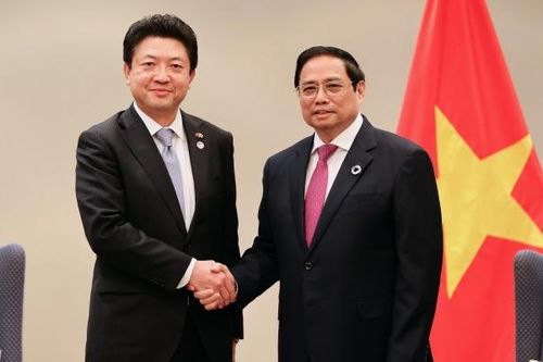 Thủ tướng Phạm Minh Chính tiếp lãnh đạo một số tập đoàn kinh tế lớn của Nhật Bản