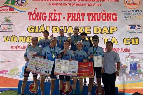 Bình Thuận: Giải đua xe đạp vòng quanh núi Tà Cú huyện Hàm Thuận Nam