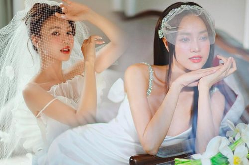 Ninh Dương Lan Ngọc tung rõ nét hình ảnh diện váy cưới, nhan sắc thế nào mà netizen trầm trồ khen ngợi?
