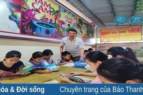 Người thầy trăn trở với văn hóa đọc của học sinh vùng cao