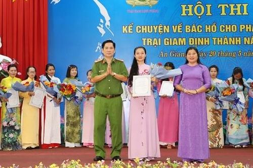 Sôi nổi Hội thi kể chuyện về Bác Hồ cho nữ phạm nhân