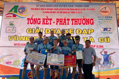 Bình Thuận: 120 vận động viên dự giải đua xe đạp vòng quanh núi Tà Cú