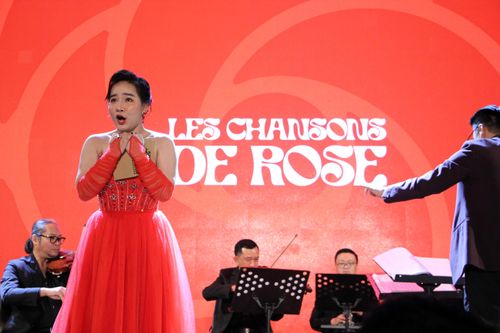 Đỗ Vũ Lan Nhung thăng hoa trong 'Les Chansons De Rose'