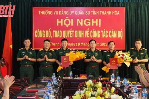 Kiện toàn, bổ nhiệm, chuẩn y, chỉ định nhân sự 6 địa phương