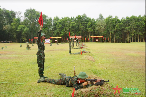 Bước trưởng thành của chiến sĩ mới