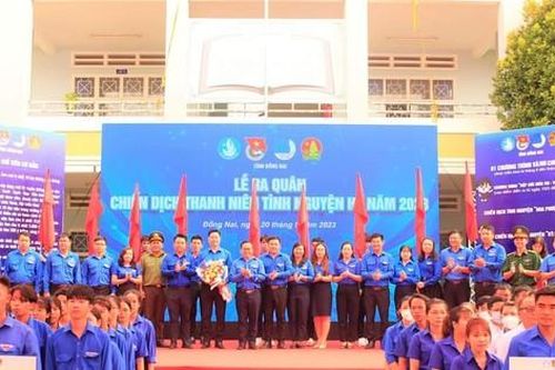 Tỉnh Đoàn Đồng Nai ra quân chiến dịch Thanh niên tình nguyện Hè năm 2023
