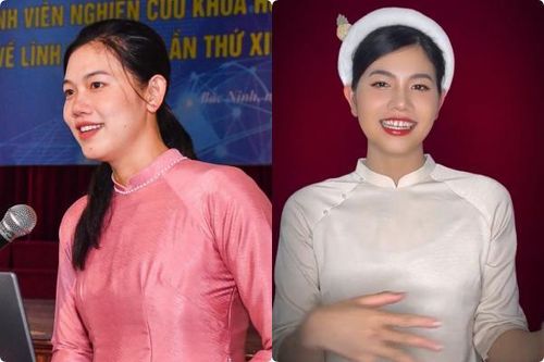 'Tiểu tiên cá' Ánh Viên diện áo dài đẹp chuẩn con gái Việt
