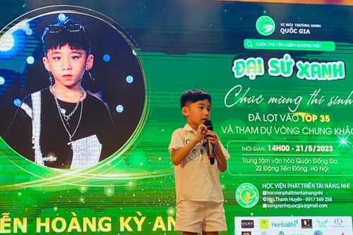 35 học sinh được chọn là Đại sứ Xanh hoạt động vì môi trường