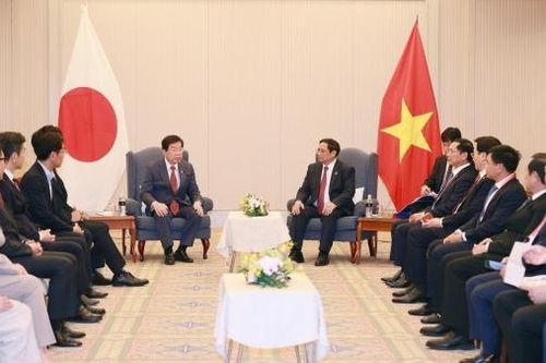 Thủ tướng Phạm Minh Chính tiếp các nghị sĩ Quốc hội Nhật Bản khu vực bầu cử tại Hiroshima