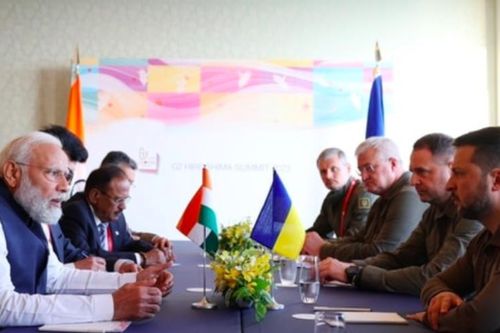 Thủ tướng Ấn Độ nêu quan điểm trong cuộc gặp Tổng thống Ukraine tại Nhật