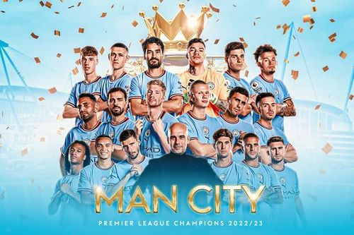 Man City chính thức trở thành 'tân vương' Premier League mùa giải 2022-2023
