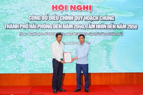 Công bố Điều chỉnh Quy hoạch chung TP Hải Phòng đến năm 2040, tầm nhìn 2050