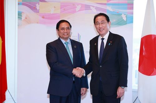 Thủ tướng Phạm Minh Chính hội đàm với Thủ tướng Nhật Bản Fumio Kishida