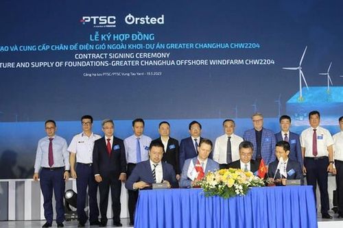 Orsted trao hợp đồng chế tạo và cung cấp 33 chân đế điện gió ngoài khơi cho PVS