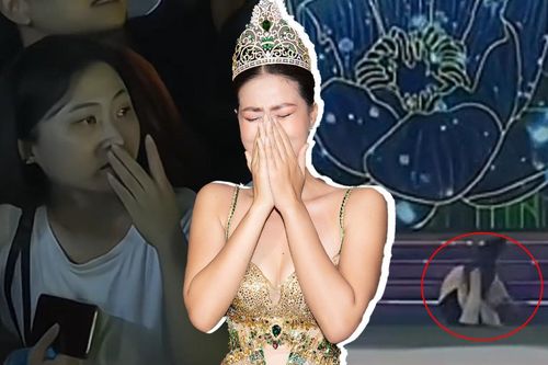 Đoàn Thiên Ân chia sẻ loạt ảnh sau cú ngã khiến fan xót xa: Chân sưng phù, di chuyển khó khăn tại sân bay
