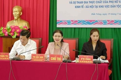 Hội thảo xây dựng và nhân rộng mô hình sinh kế hỗ trợ phụ nữ tại Đắk Nông