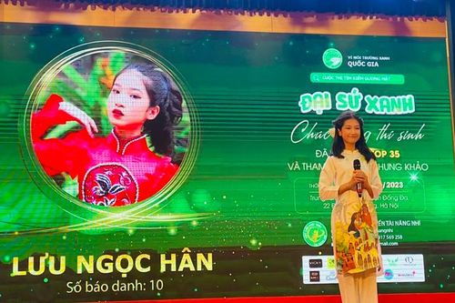 35 đại sứ nhí nâng cao nhận thức và hành động vì môi trường xanh quốc gia 2023