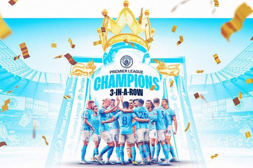 Vòng 37 Ngoại hạng Anh: Man City vô địch lần thứ 3 liên tiếp