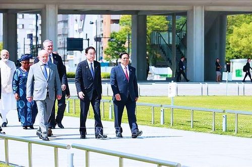 Thủ tướng Phạm Minh Chính thăm Công viên tưởng niệm hòa bình Hiroshima, Nhật Bản
