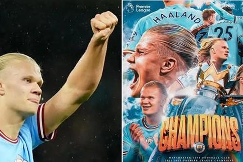 Lời khuyên gồm 9 từ của Erling Haaland sau khi Manchester City vô địch sớm Ngoại hạng Anh