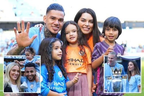 Dàn WAGs quyến rũ của Man City mừng chức vô địch Ngoại hạng Anh