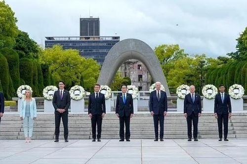 Ảnh ấn tượng tuần (15-21/5): Nga-Ukraine thông tin trái ngược tình hình Bakhmut; lãnh đạo G7 lần đầu cùng làm việc này, Trung Quốc-Trung Á hợp tác