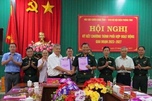 Kon Tum: Nâng cao chương trình phối hợp hoạt động giữa Hội Cựu chiến binh và BĐBP