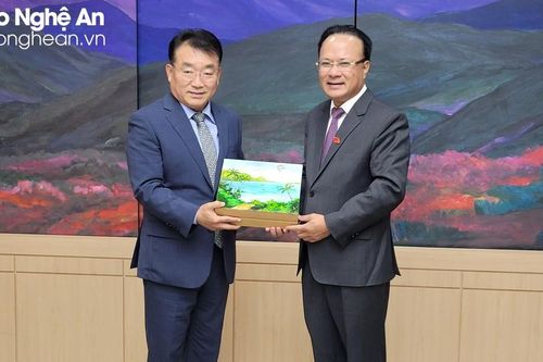 Hội đồng Nhân dân tỉnh Nghệ An làm việc với Hội đồng Thành phố Gwangju (Hàn Quốc)