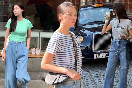 Diện áo thun và quần jeans sành điệu như Hoa hậu Phương Khánh với 10 công thức
