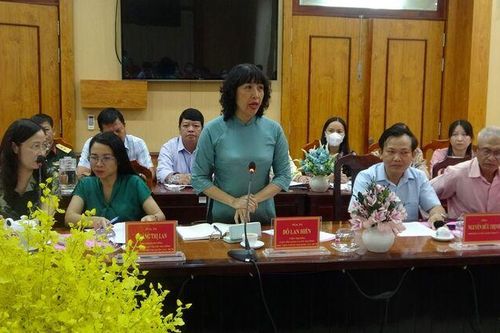 Học viện Chính trị Quốc gia Hồ Chí Minh khảo sát và làm việc tại huyện Tri Tôn
