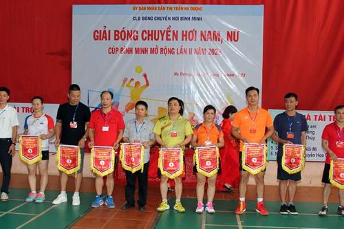 19 đội bóng chuyền hơi tham gia cúp Bình Minh mở rộng lần thứ II