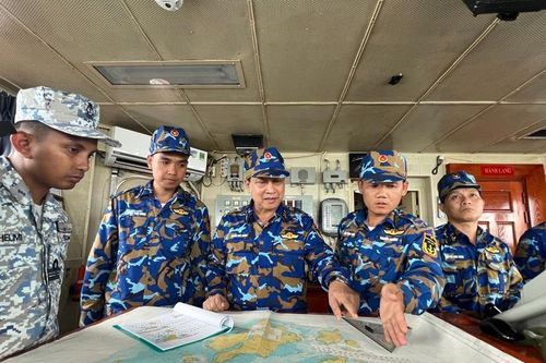 Tàu 20 đến Langkawi, sẵn sàng tham gia các hoạt động trong khuôn khổ LIMA 2023